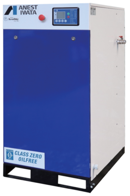 SCR5xa Anest-Iwata Airend 8-10bar Oil Free Scroll Air Compressor